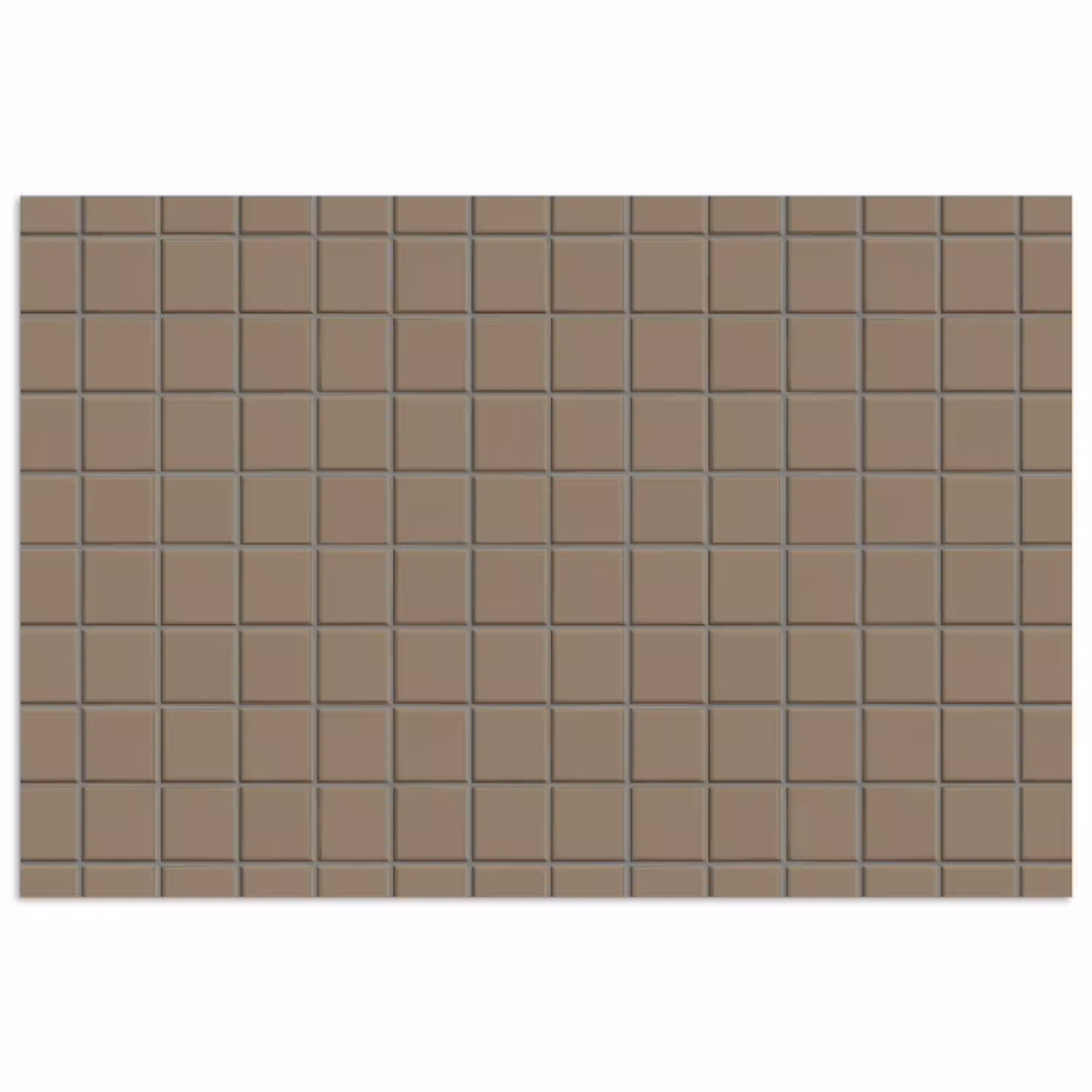 Tegel - Patroon - Taupe poster papier klein 62 -3d