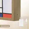 Kunst - Mondriaan - Oude meesters - Compositie 2 Light Box met batterij (Wandlamp) middel -USP_websiteoplaadbaarNL