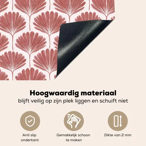 Waaier - Motief - Terra Inductie beschemer met haakjes klein 777 -ky-onderkant-nl