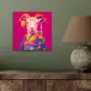 Geit - Hoorns - Kimono - Kleurrijk aluminium wit klein -sfeer2