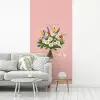 Bloemen - Lint - Kaartje fotobehang vinyl groot -woonkamer