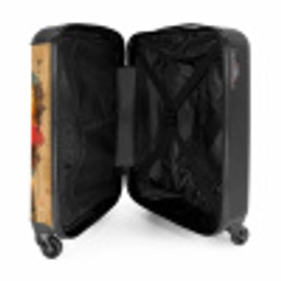 Boeddha als street art kunstwerk NBS - Handbagage koffer - Unisex middel -binnenkant