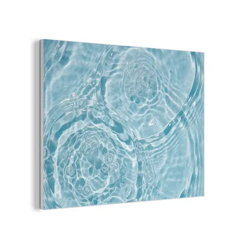 Water - Blauw - bubbels PET vilt klein -3d