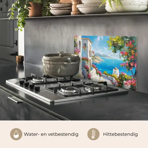 Landschap - Bloemen - Natuur - Zomer keuken achterwand spatscherm klein -usp_NL
