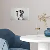 Zonnebril - Dalmatiër - Wijnglas - Tong poster papier klein -sfeer3