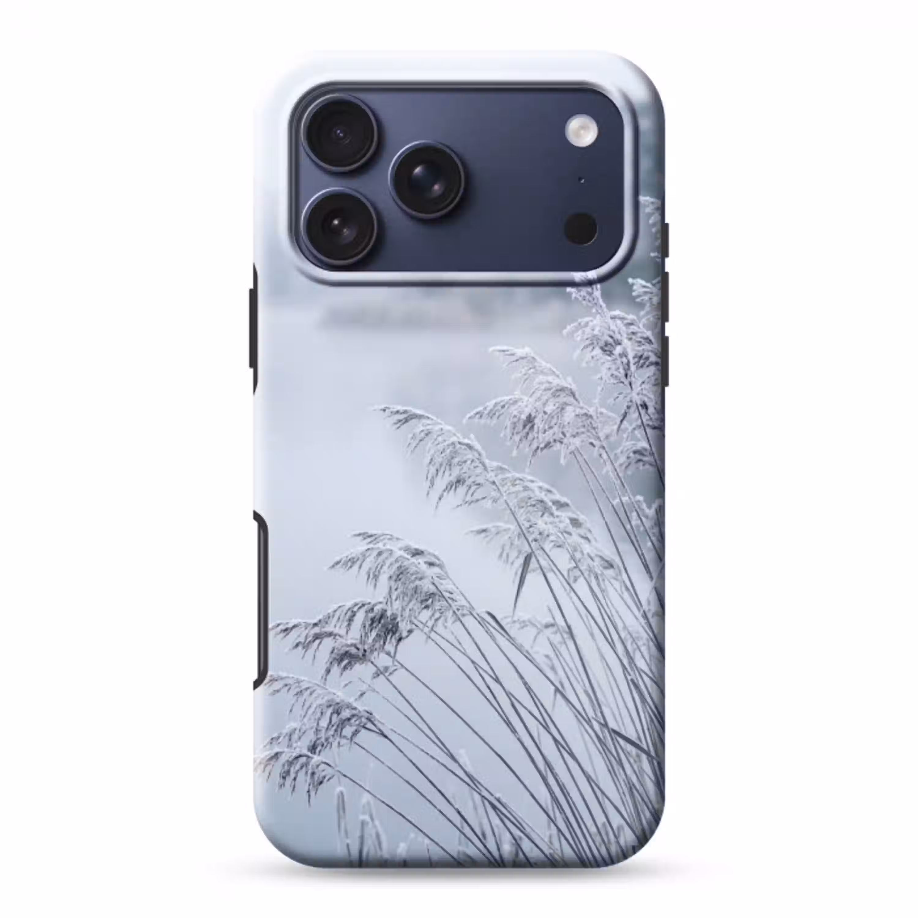 Riet - Bevroren - Winter - Natuur Toughcase MagSafe Apple iPhone 17 Pro Max klein -3d