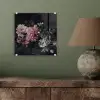Bloemen - Vintage - Pastel - Zwart - Boeket plexiglas 5mm klein -sfeer3