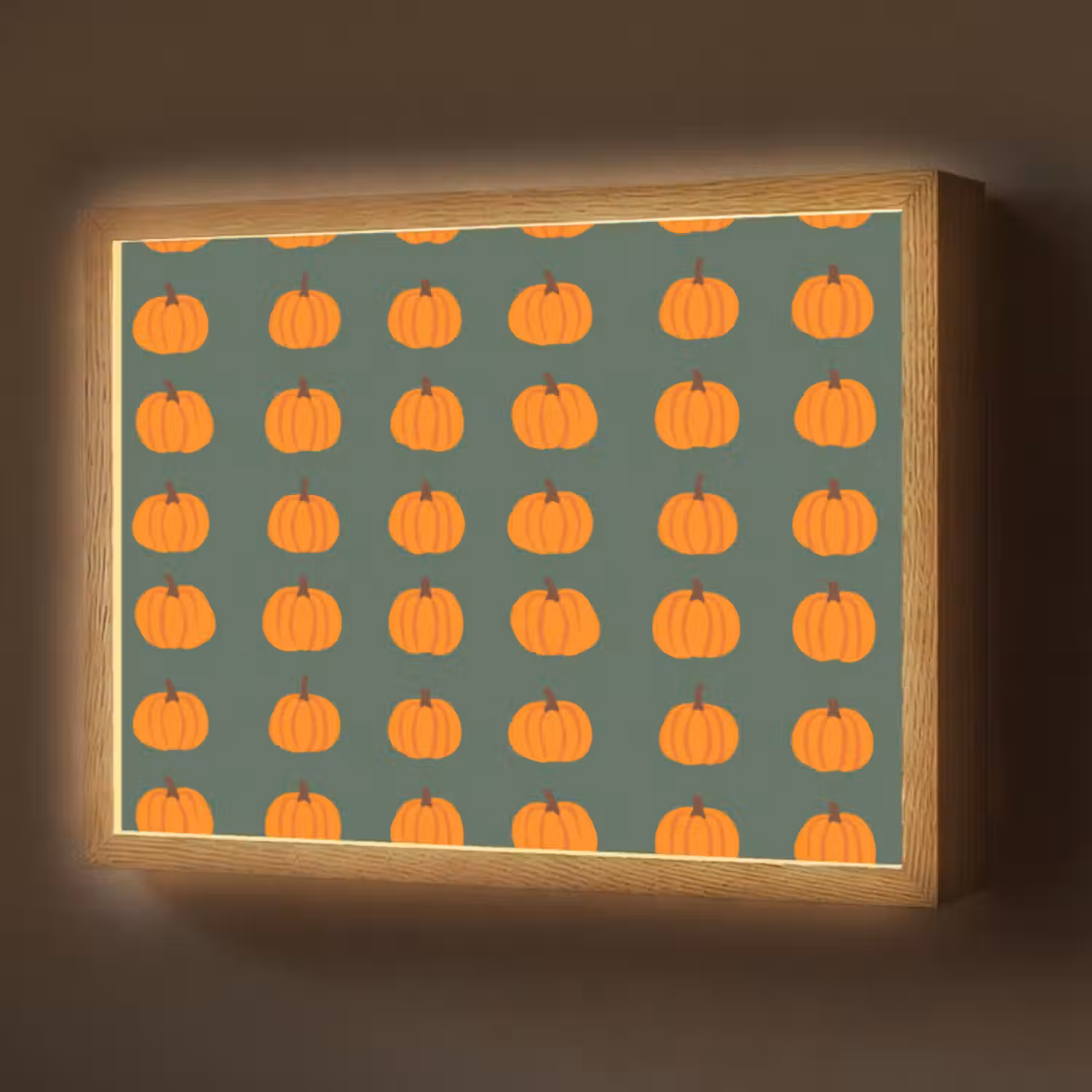 Lightbox - Pumpkin - Pattern - Orange