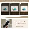 Vliegtuig - Blauw - Kinderen - Jongens Light Box met batterij (Wandlamp kind) middel -USP_dimbaarNL