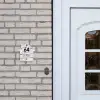 Witte - Natuurstenen - Modern Naambord Huisje klein -sfeer1