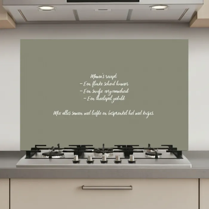 Quotes - Ma - Spreuken - Mama's recept - Koken keuken achterwand spatscherm klein -3d_website