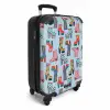 Retro disco 70s laarzen patroon kleurrijk NBS - Handbagage koffer - Volwassenen Unisex middel -productfoto_3d