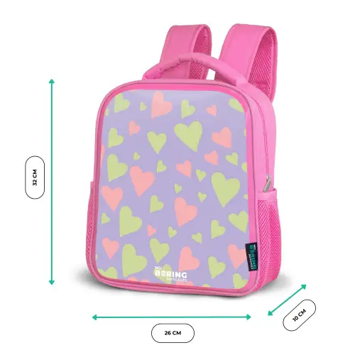 Lovely lila Kinderrugzak - Roze middel -productfoto_formaten