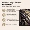 Kosmische Golven met Gouden Sterrenstof Inductie beschermer vinyl 3mm middel -zzzzzzusp-haakje_FR