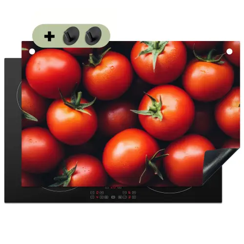 Groente - Rood - Tomaten Inductie beschemer met haakjes klein -3d