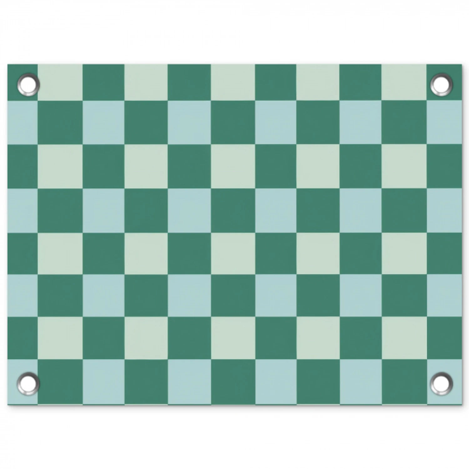 Schaak - Klassiek - Groen tuinposter los doek klein 239 -3d