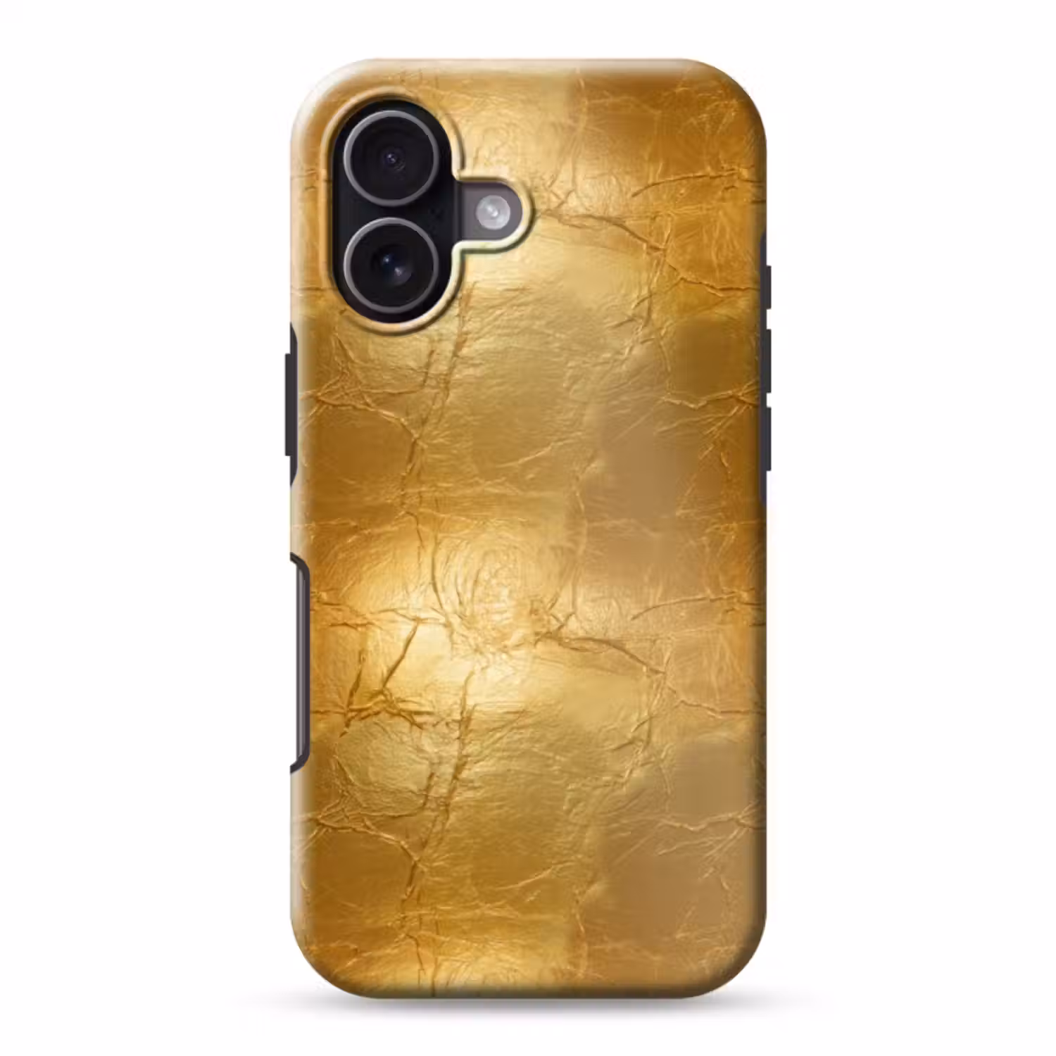Telefoonhoesje Toughcase - Bladgoud - Vintage - Textuur - Warm Goud