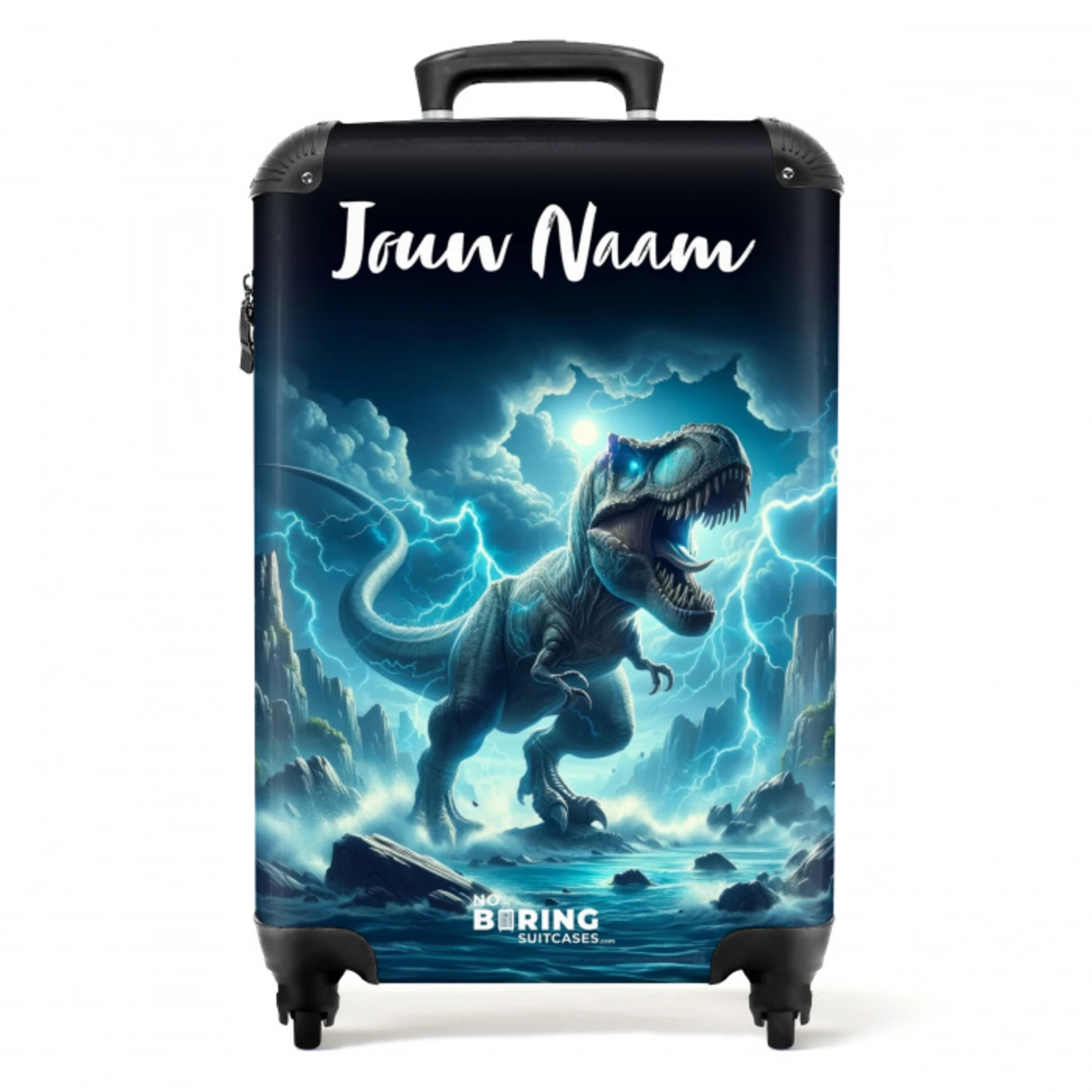 Donderslagdino NBS - Handbagage koffer - Kinderen Unisex middel -productfoto_recht