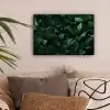 Bladeren - Ovaal - Groen - Nerven canvas 2cm klein -sfeer1