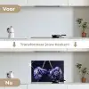 Porselein- Kersen - Delfts - Blauw keuken achterwand spatscherm klein -voor_na_NL