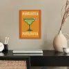 Illustratie - Margarita - Sinaasappelschijf - Oranje poster papier klein -sfeer1