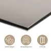 Katoenbol - Minimalistisch - Wit aluminium wit klein -closeup_NL