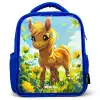 Sunny pony Kinderrugzak - Blauw middel -3d