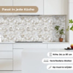 Wit - Penseelstreken - Reliëfeffect keuken achterwand 2 middel 871 -sfeer4_DE