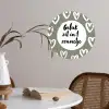 Tekst - geluk zit in 't zonnetje - Quotes - Geluk - Zon Wandcirkel behangsticker klein -sfeer3