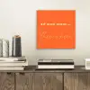 If not now then when - Oranje - Geel - Levendig aluminium wit klein -sfeer1
