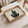 Cactus - Subtiel - Groen Dienblad Rechthoek middel -sfeer1