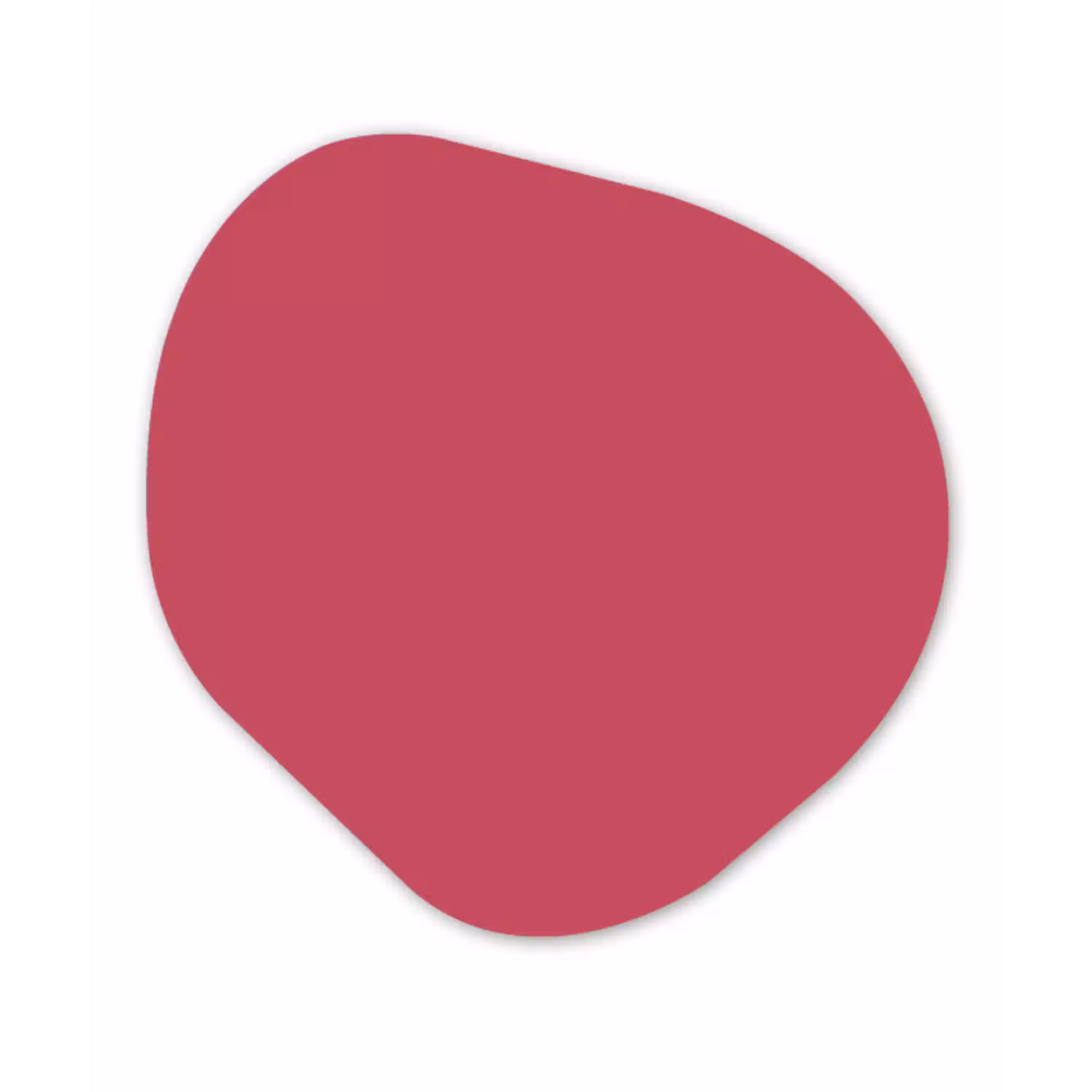 Bold - Berry - Rood Wandcirkel Organisch Aluminium middel 851 -3d
