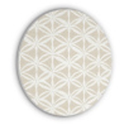 Motief - Modern - Beige Akoestische PET Vilt - Rond klein 838 -3d