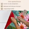 Bloemen - Roze - Glasmozaïek keuken achterwand spatscherm klein -spatscherm_NL