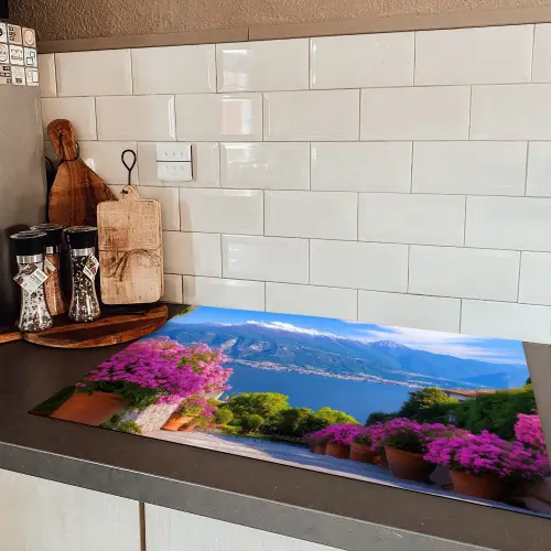 Lake Como - Italië - Landschap Inductie beschermer vinyl 3mm klein -sfeer3