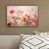 Bloemen - Watercolor - Roze - Abstract - Kunst canvas 2cm klein -sfeer3