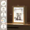 Wasbeer - Dier - Kinderen Light Box met kabel klein -USP_NL