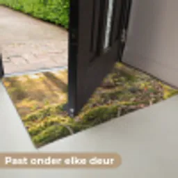 Houtsnip - Bos - Bladeren - Herfst - Gecamoufleerd Deurmat klein -USP_NL
