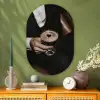 Hartje - Cocktail - Espresso Martini - Hand Wandcirkel Ovaal Glas middel -sfeer2