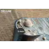 Anker - Hout - Schelpen - Zand Placemat vinyl groot -closeup