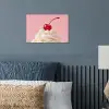 Kers - Slagroom - Roze poster papier klein -sfeer2