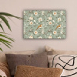 Roze - Vogels - Kleurrijk canvas 2cm klein 34 -sfeer1