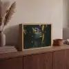 Gezicht - Vrouw - Verfspatten - Abstract Light Box met batterij (Wandlamp) middel -sfeer2