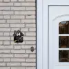 Goud zwart marmer - Modern Naambord Huisje klein -sfeer1