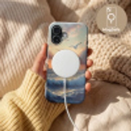 Meeuwen - Zonsondergang - Zee - Wolken Toughcase MagSafe Apple iPhone 17 klein -USP_MagsafeV