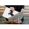 Zwart - Paard - Portret laptophoes neopreen klein -tas