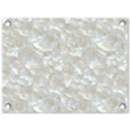 Parelmoerglans - Wit - Schelp tuinposter los doek klein 239 -3d