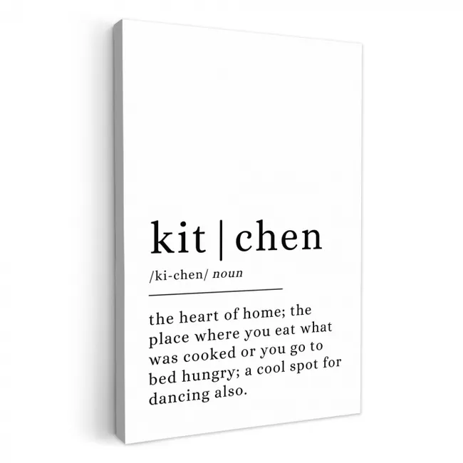 Hart van het Huis KitchenYeah - Keuken - Canvas klein -3d