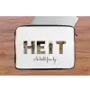 Heit - Lettercollage laptophoes neopreen klein -tafel