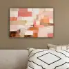 Kunst - Roze - Abstract canvas 2cm klein -sfeer3